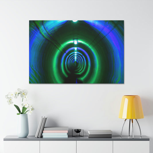 "Tunnel Trailway" - Canvas